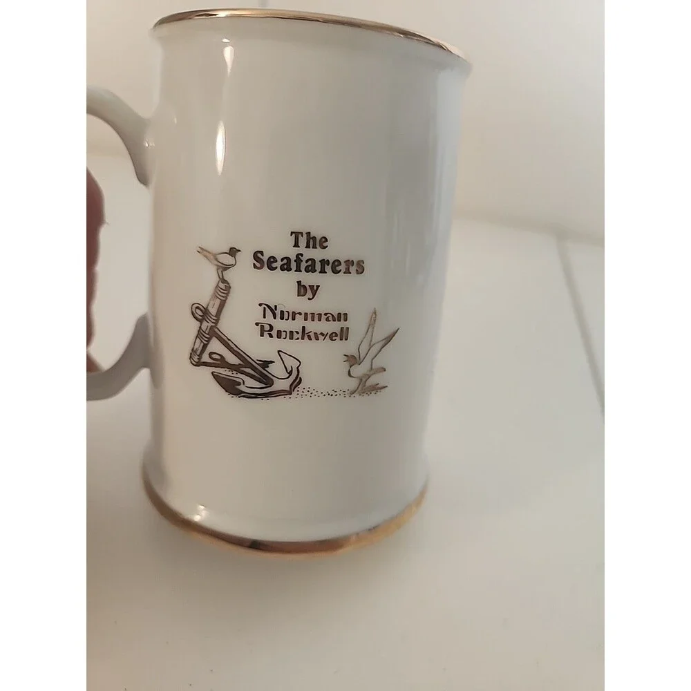 Norman Rockwell Looking Out To Sea Coffee Mug